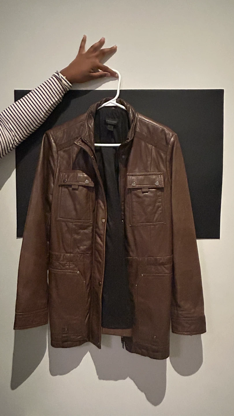 Danier Brown Leather Jacket