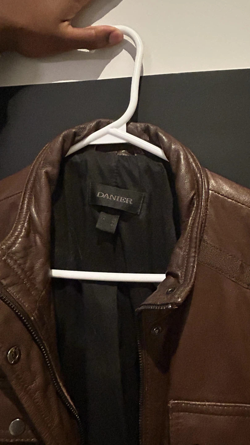 Danier Brown Leather Jacket - photo 2