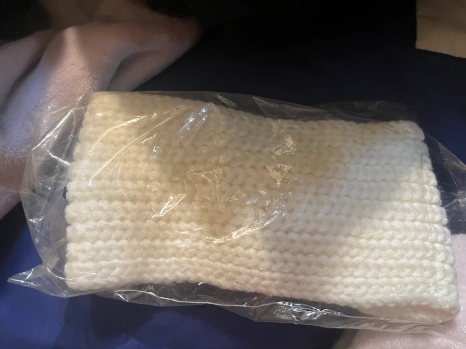 White Knitted Headband - photo 2