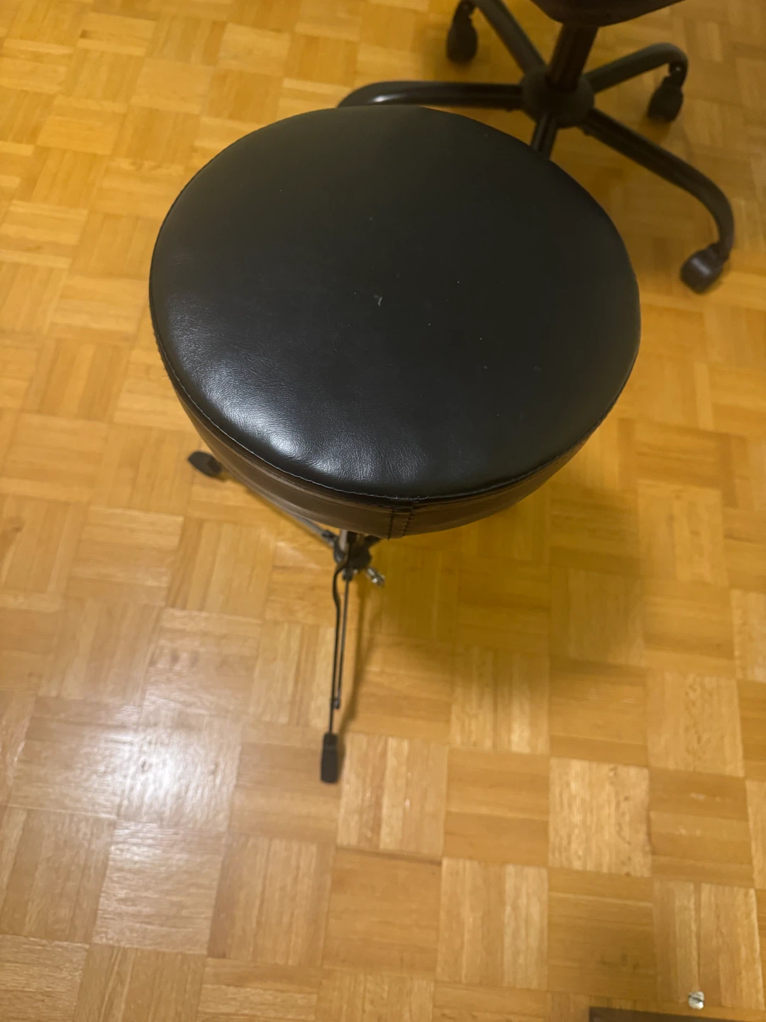 Black drum stool