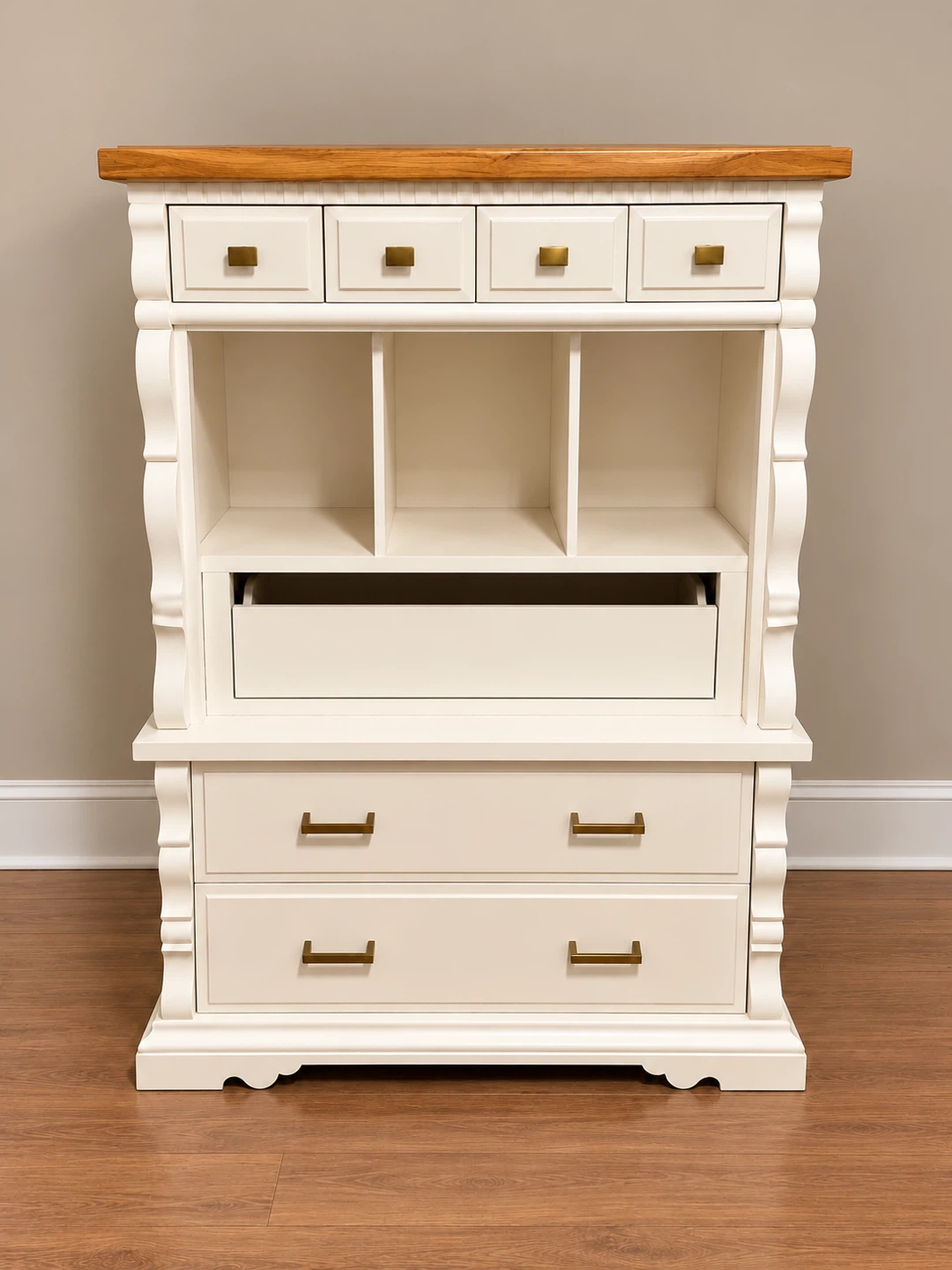 Refinished Tall Dresser