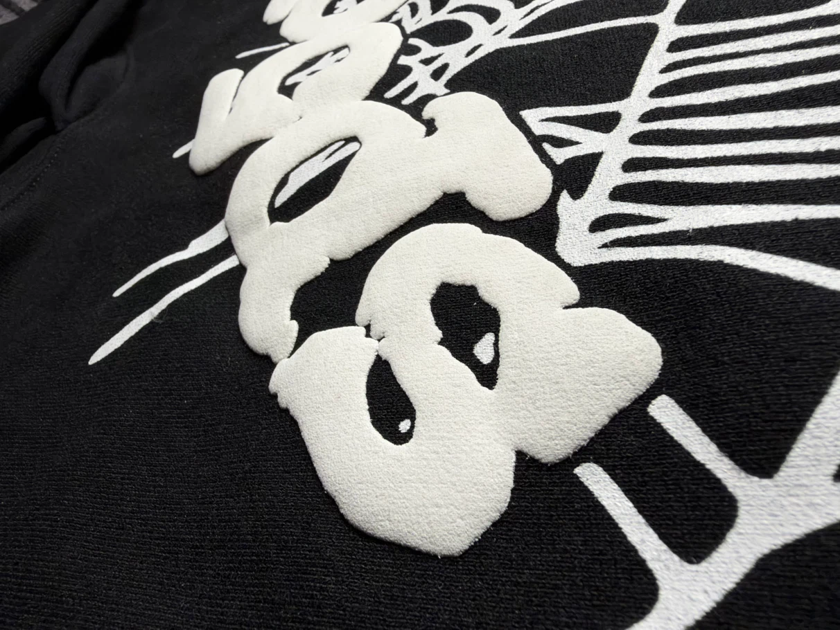 Sp5der Black Hoodie Size Medium - photo 2