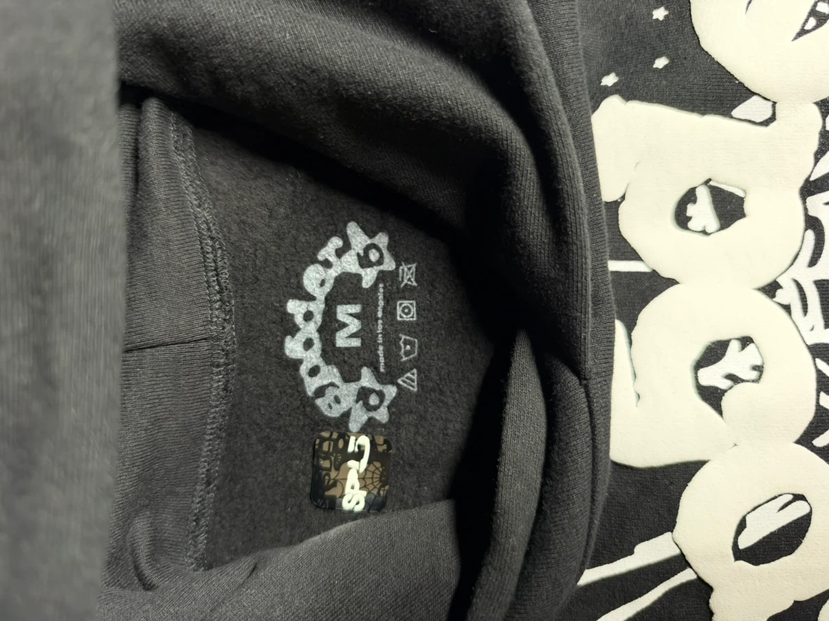 Sp5der Black Hoodie Size Medium - photo 3