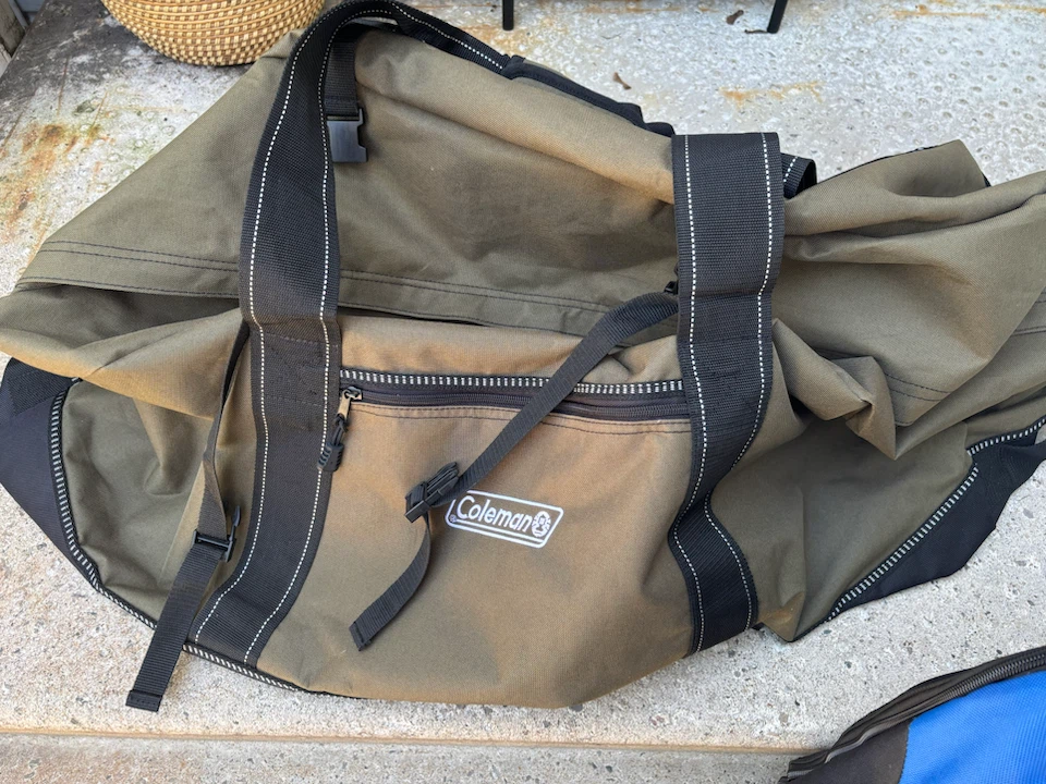 Coleman Olive Green Duffel Bag