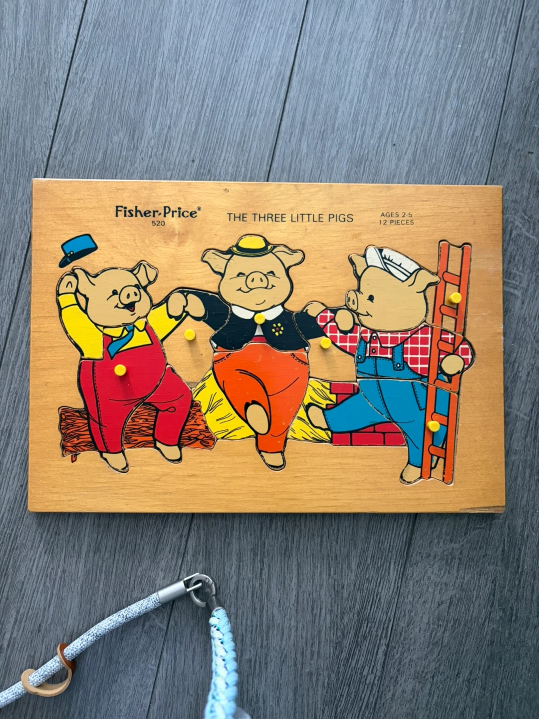 Vintage Fisher-Price Wooden Puzzles