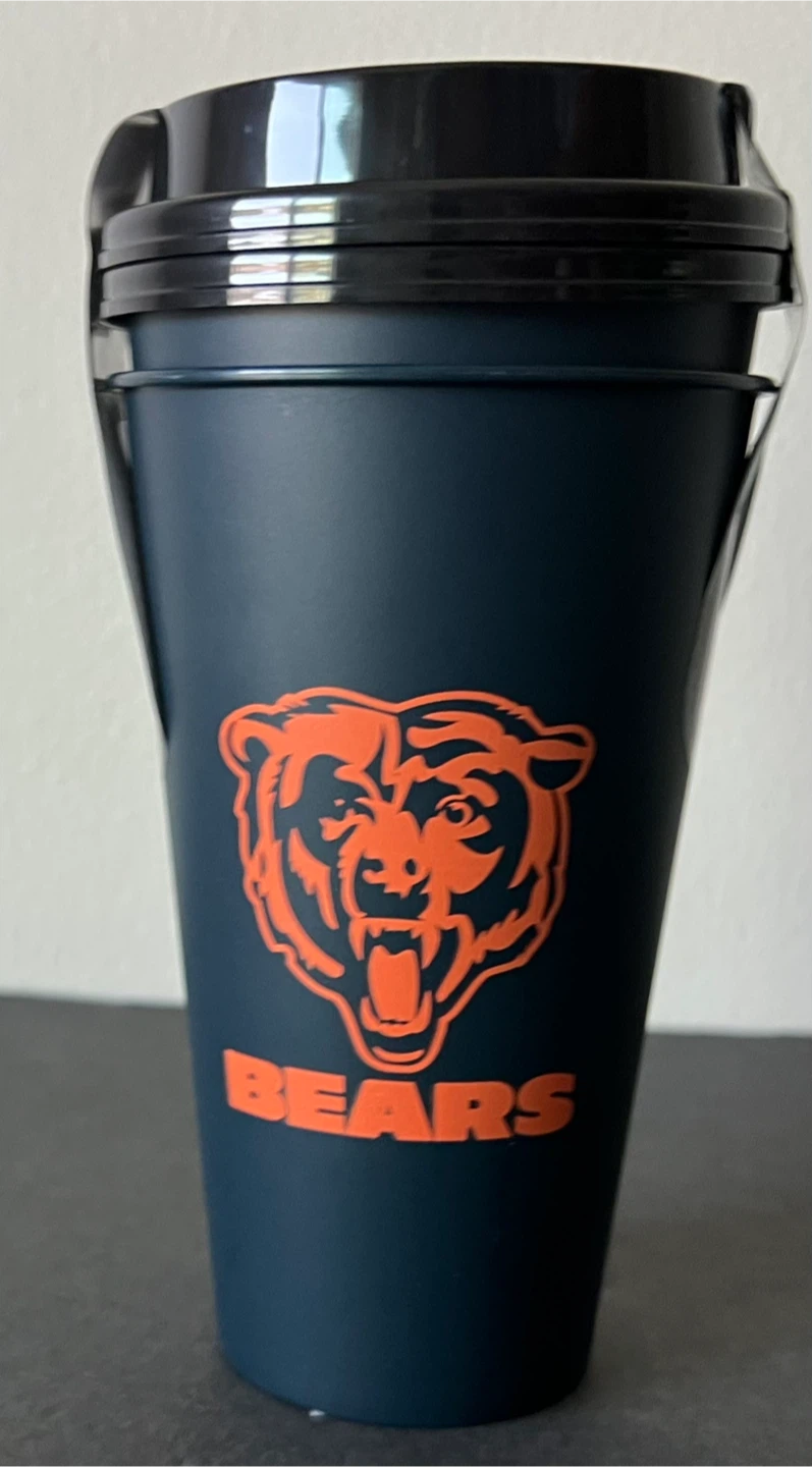 2 Pack Chicago Bears NFL Travel Cups