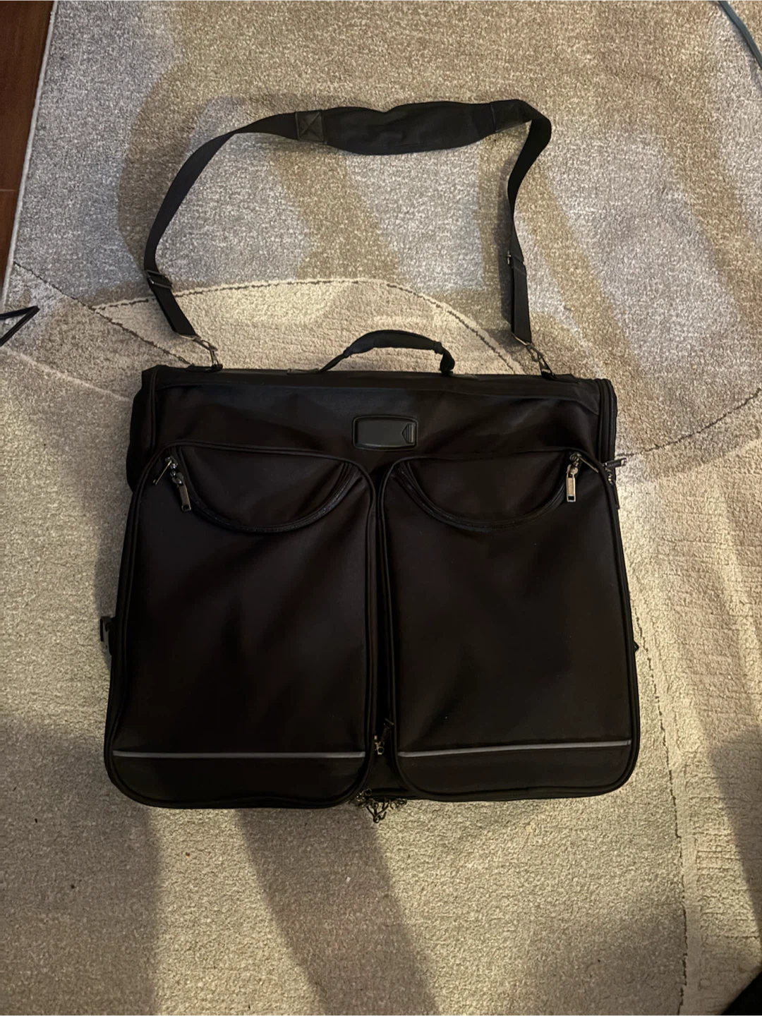 Buxton Black Garment Bag