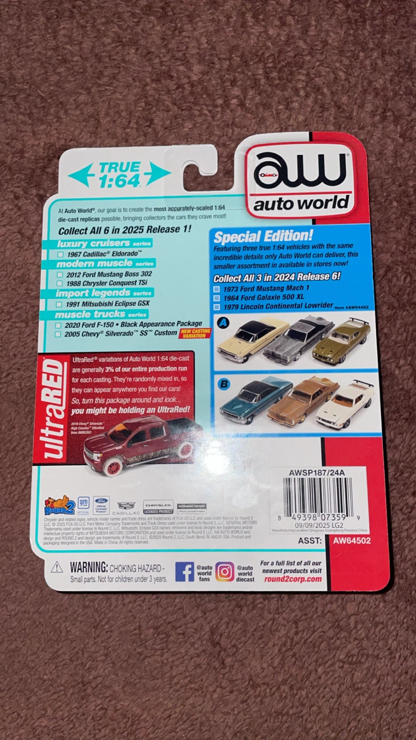 Auto world ultra red chase 20$ - photo 2