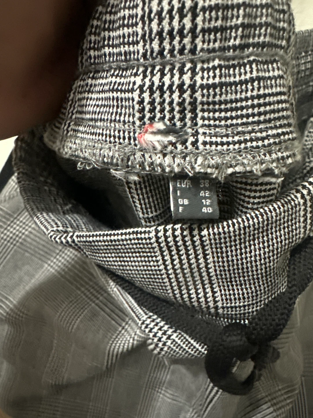 Checkered Print Mini Skirt - photo 2