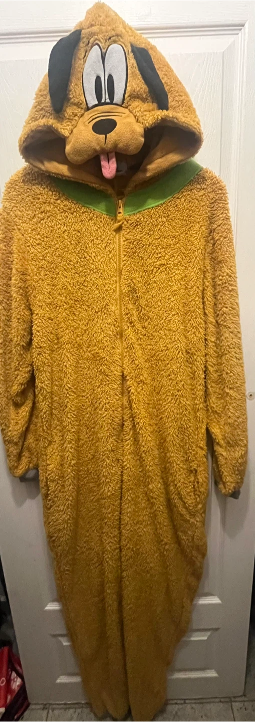 🎃 Disney Pluto hooded Adult onesie costume 🎃 - photo 2