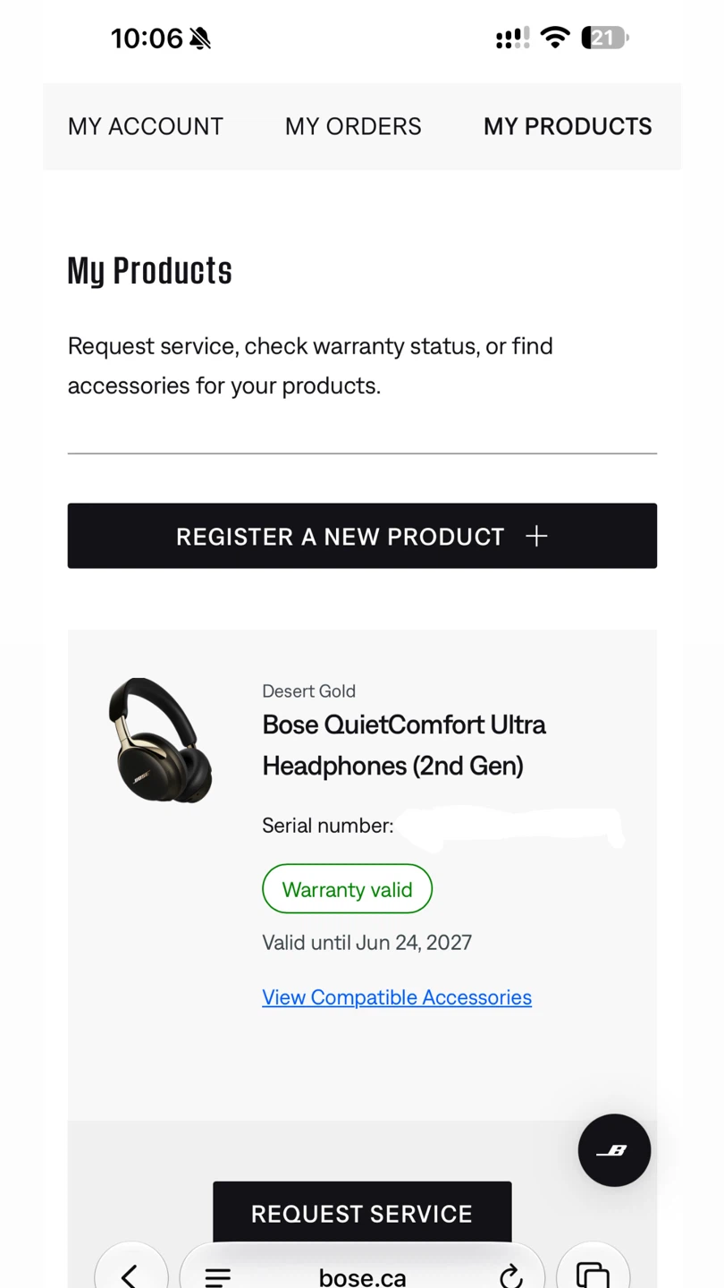 Bose QuietComfort Ultra Headphones - Desert Gold - photo 3