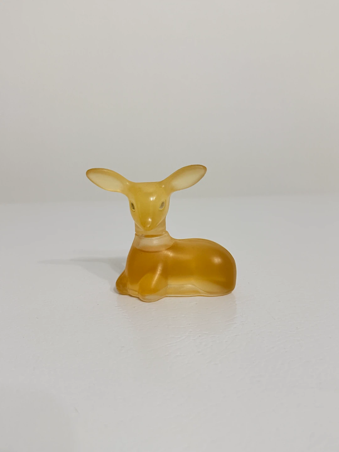 Vintage Avon Glass Deer Perfume Bottle