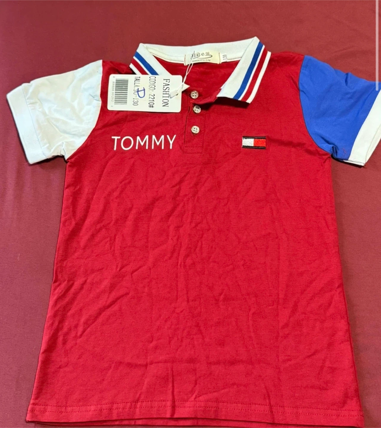 Kids Tommy Short Sleeve Polo Shirt