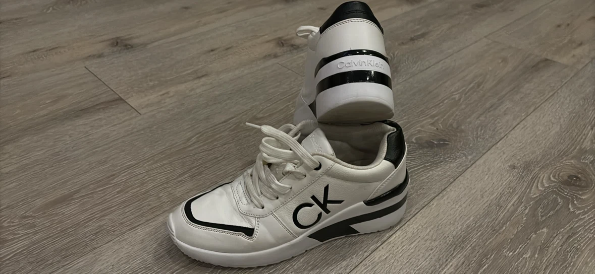 Calvin Klein White and Black Sneakers - photo 3