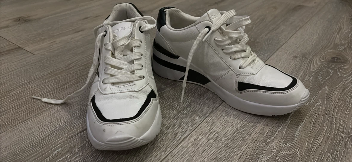 Calvin Klein White and Black Sneakers - photo 4