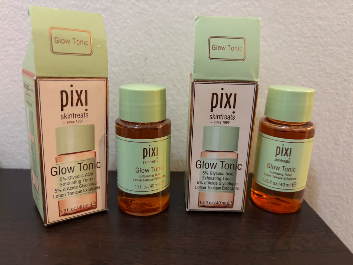 NEW-2 Pixi Glow Tonic Exfoliating Toner Bottles