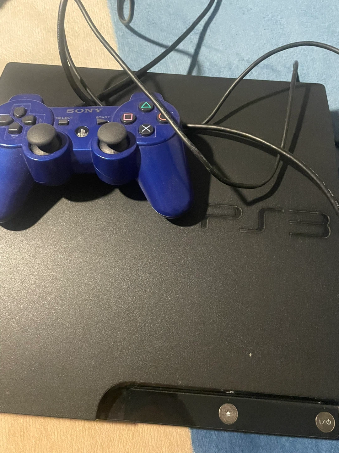 Sony PlayStation 3 Console with Blue Controller - photo 2