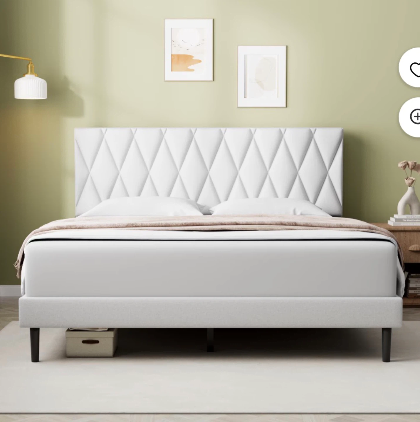 Bed Frame and mattress - Queen size