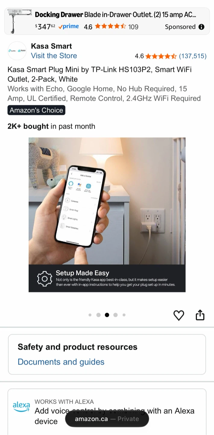 Kasa Smart Plug Mini -1pc - photo 3