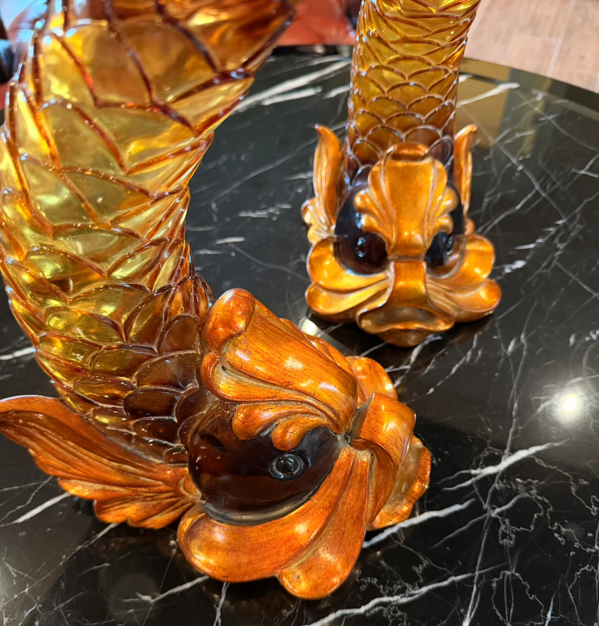 Chinese Style Lucky Dragon Koi Fish