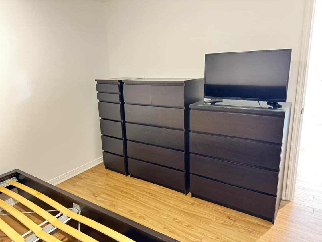 IKEA Malm bedroom set with King bed frame and dressers - photo 4