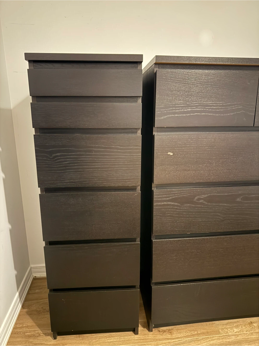 IKEA Malm bedroom set with King bed frame and dressers - photo 5