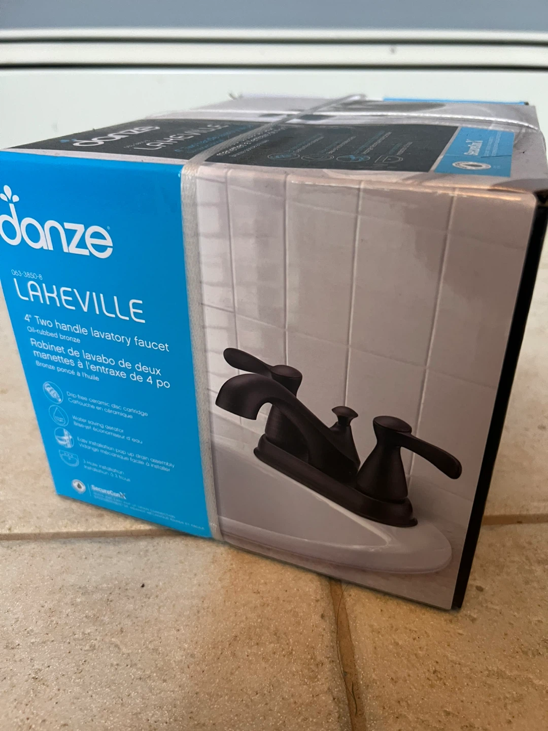 “ New “Danze Lakeville 4-inch Two Handle Lavatory Faucet
