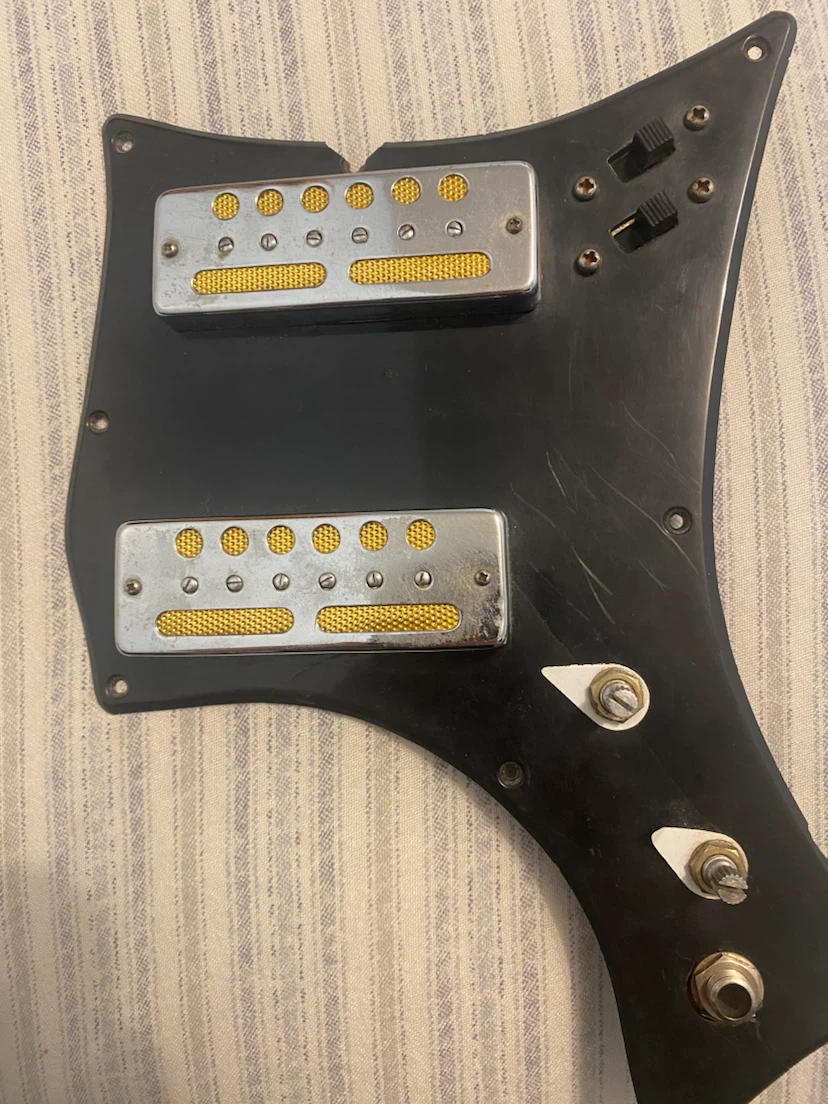Vintage Electric Guitar Loaded Pickguard
