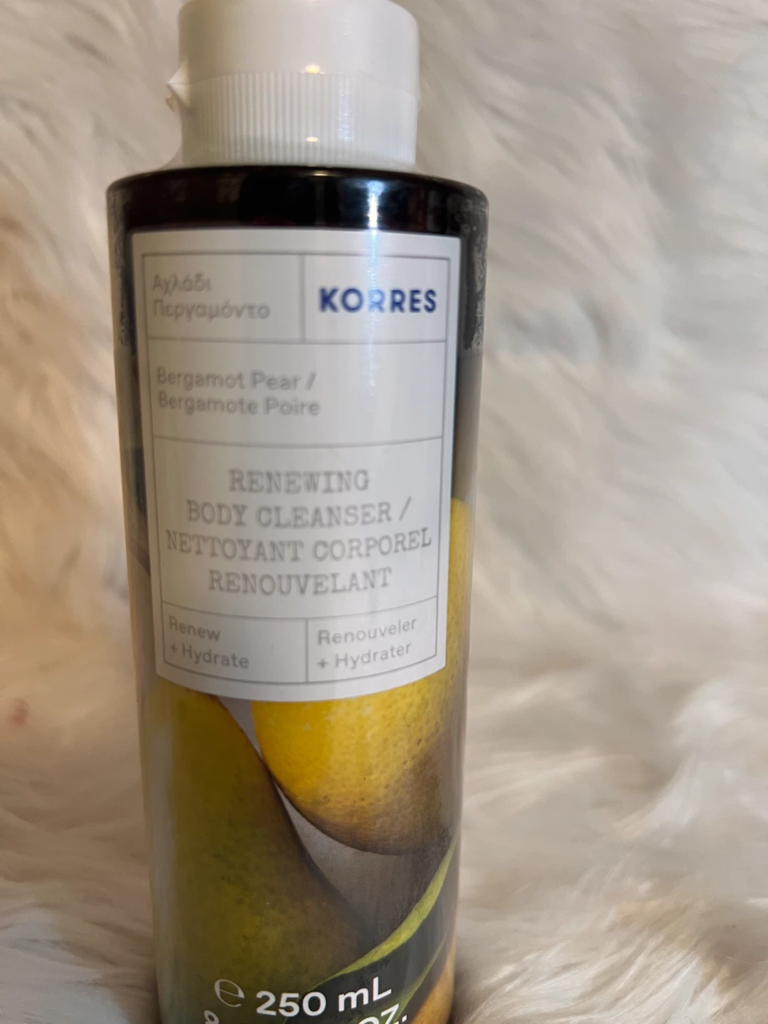 Korres Bergamot Pear Renewing Body Cleanser 250ml - photo 2