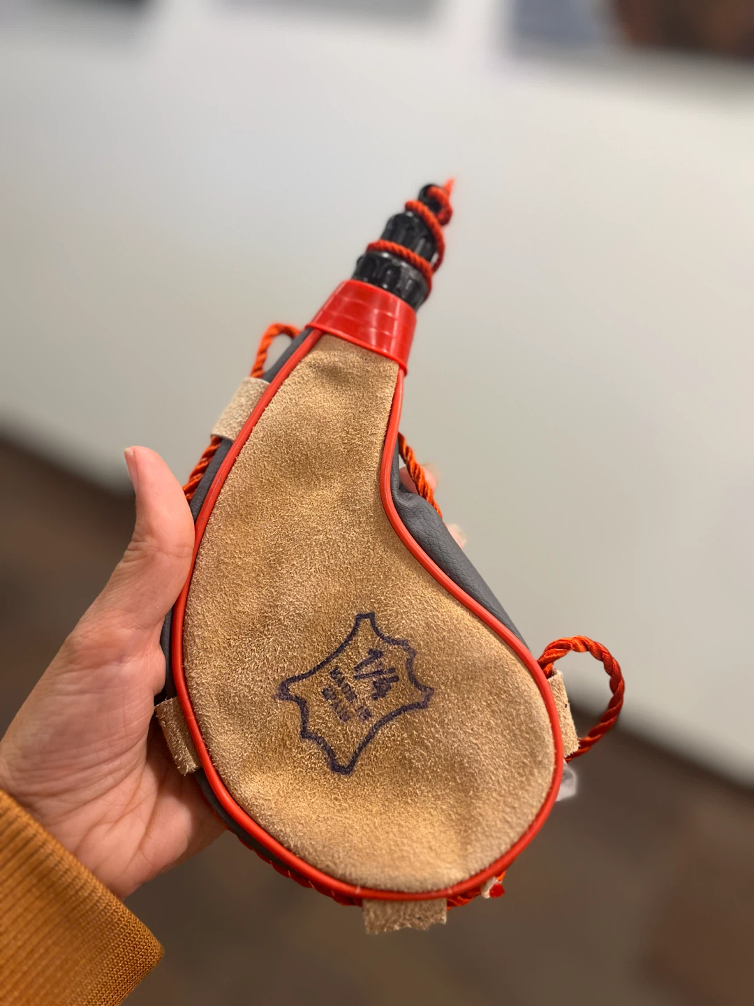 Spanish Leather Wine Skin Bota Bag