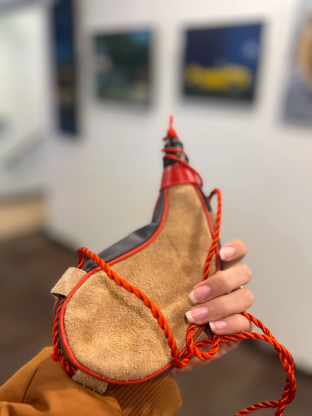 Spanish Leather Wine Skin Bota Bag - photo 3