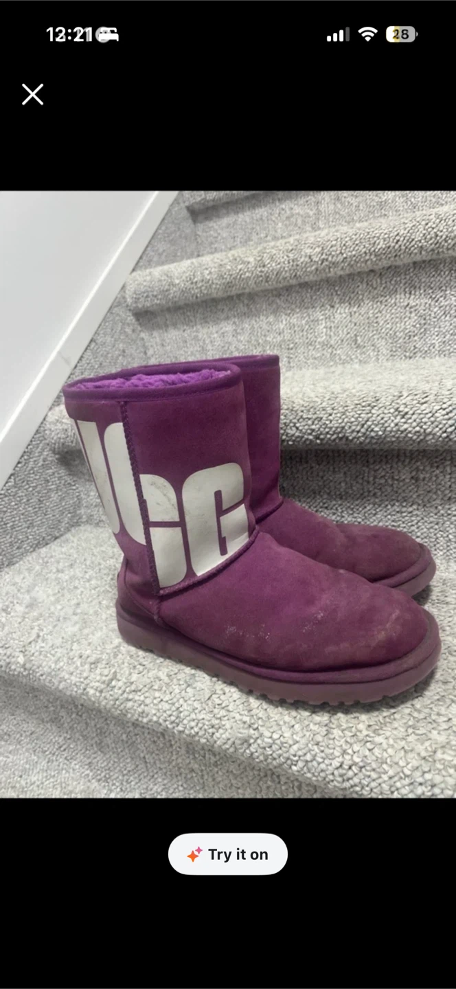 UGG Classic Purple Boots