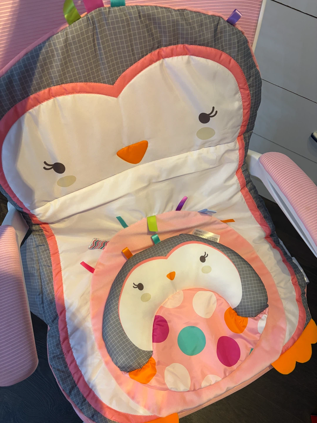 Penguin Tummy Time Play Mat with Prop Pillow - photo 2