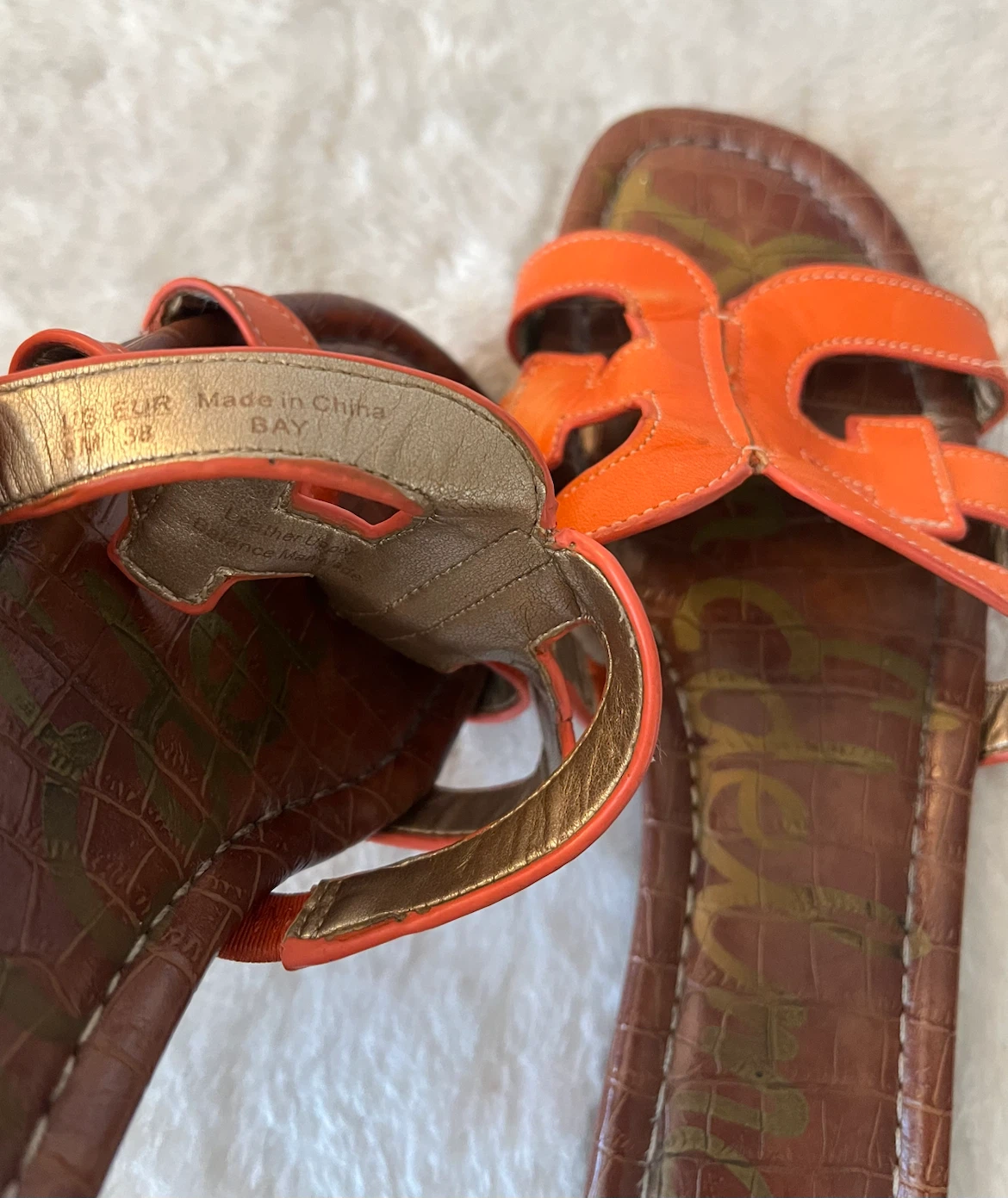 Sam Edelman Bay Sandals Orange Size 8 - photo 3