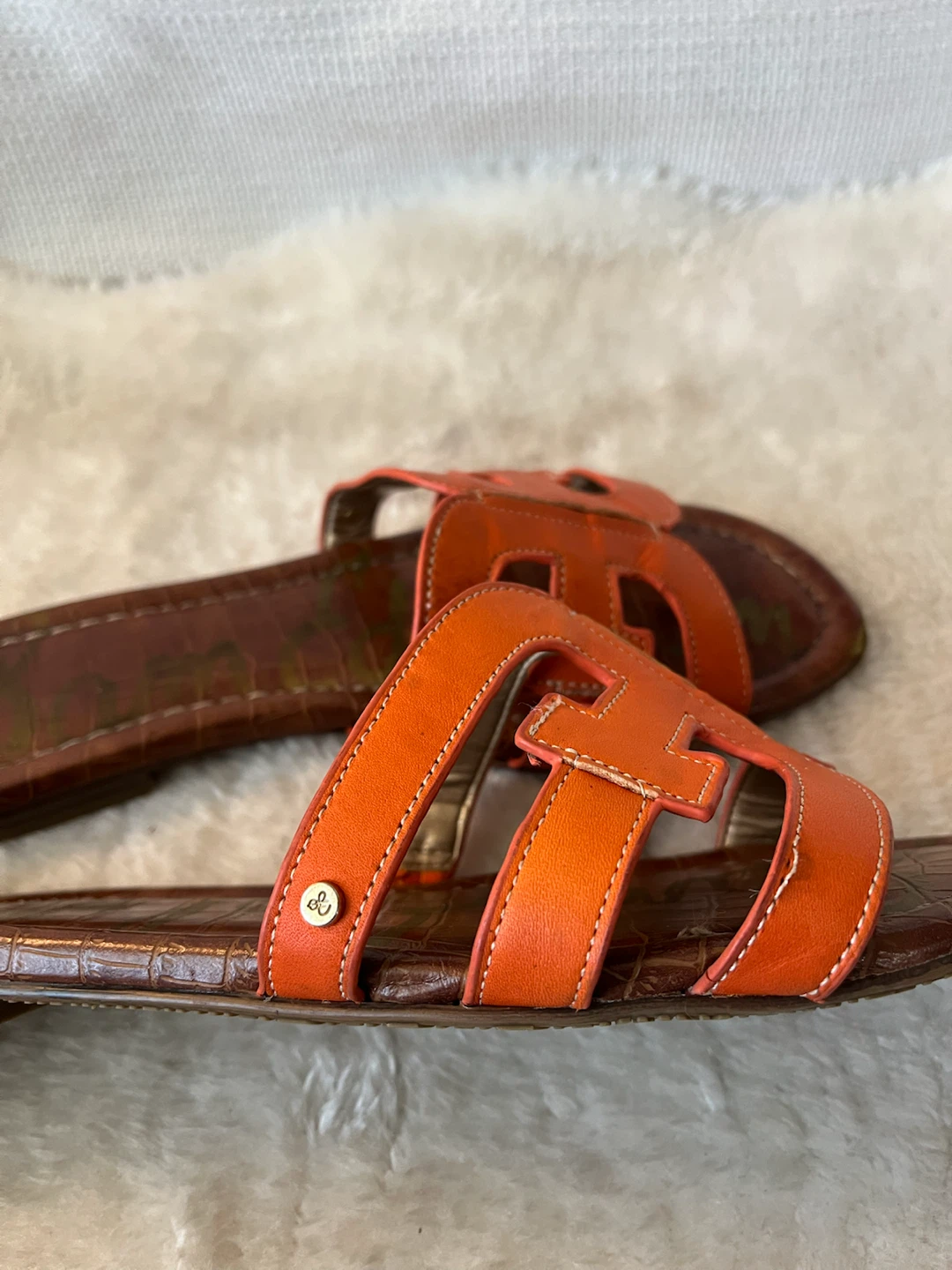 Sam Edelman Bay Sandals Orange Size 8 - photo 4