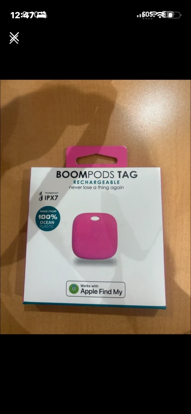 Boompods Tag Rechargeable Tracker - Pink - photo 2