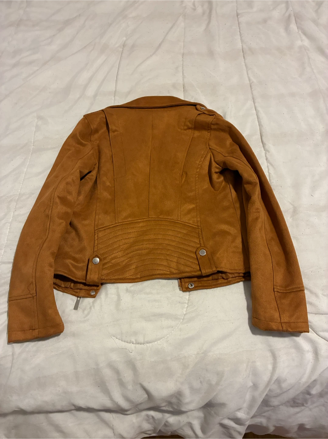 JOUJOU Brown Suede Moto Jacket - photo 2