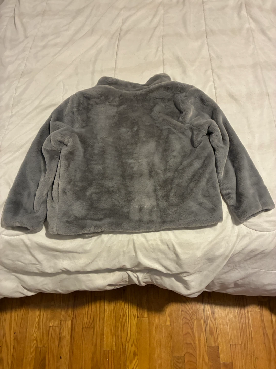 Sanctuary Gray Faux Fur Jacket - photo 2