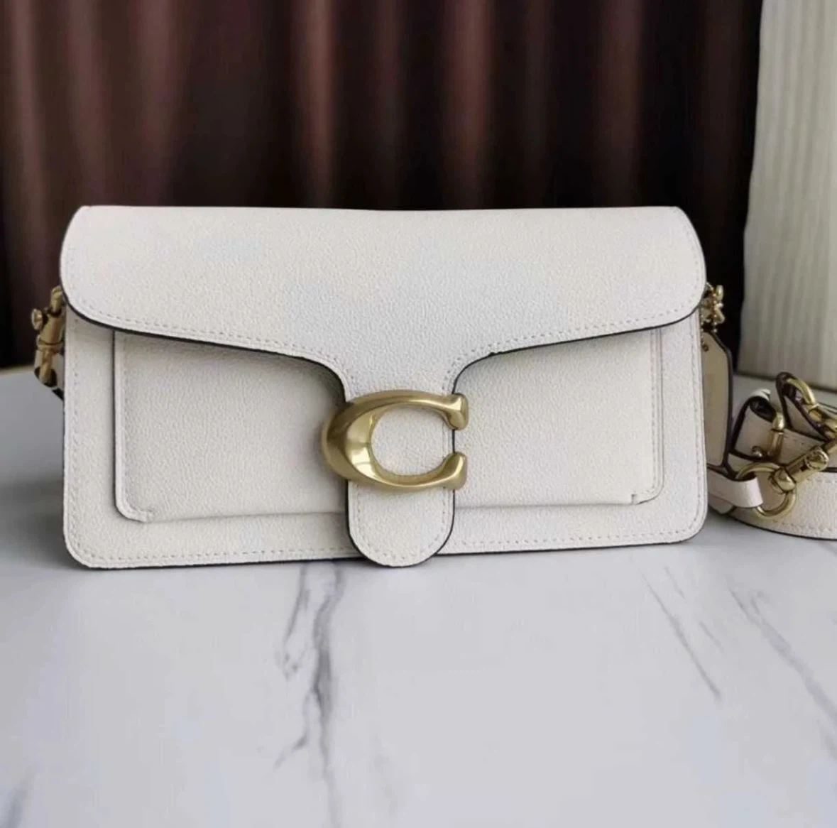 Coach White Leather Shoulder Bag - photo 3