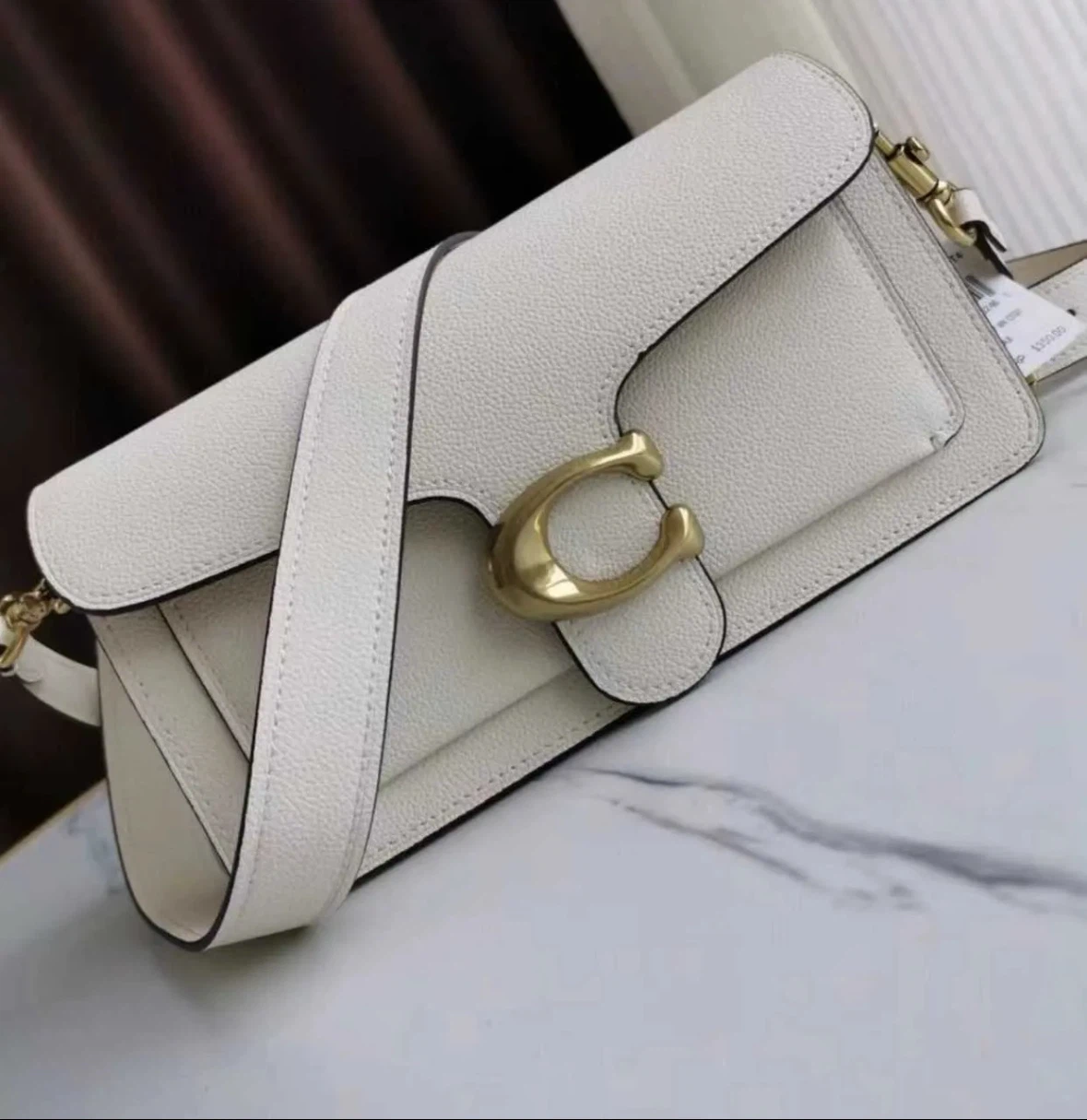 Coach White Leather Shoulder Bag - photo 4