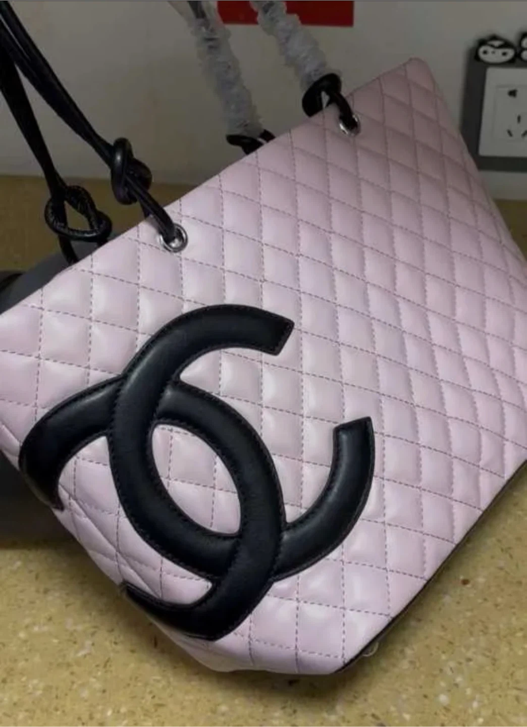 Chanel Quilted Tote Bag Pink
