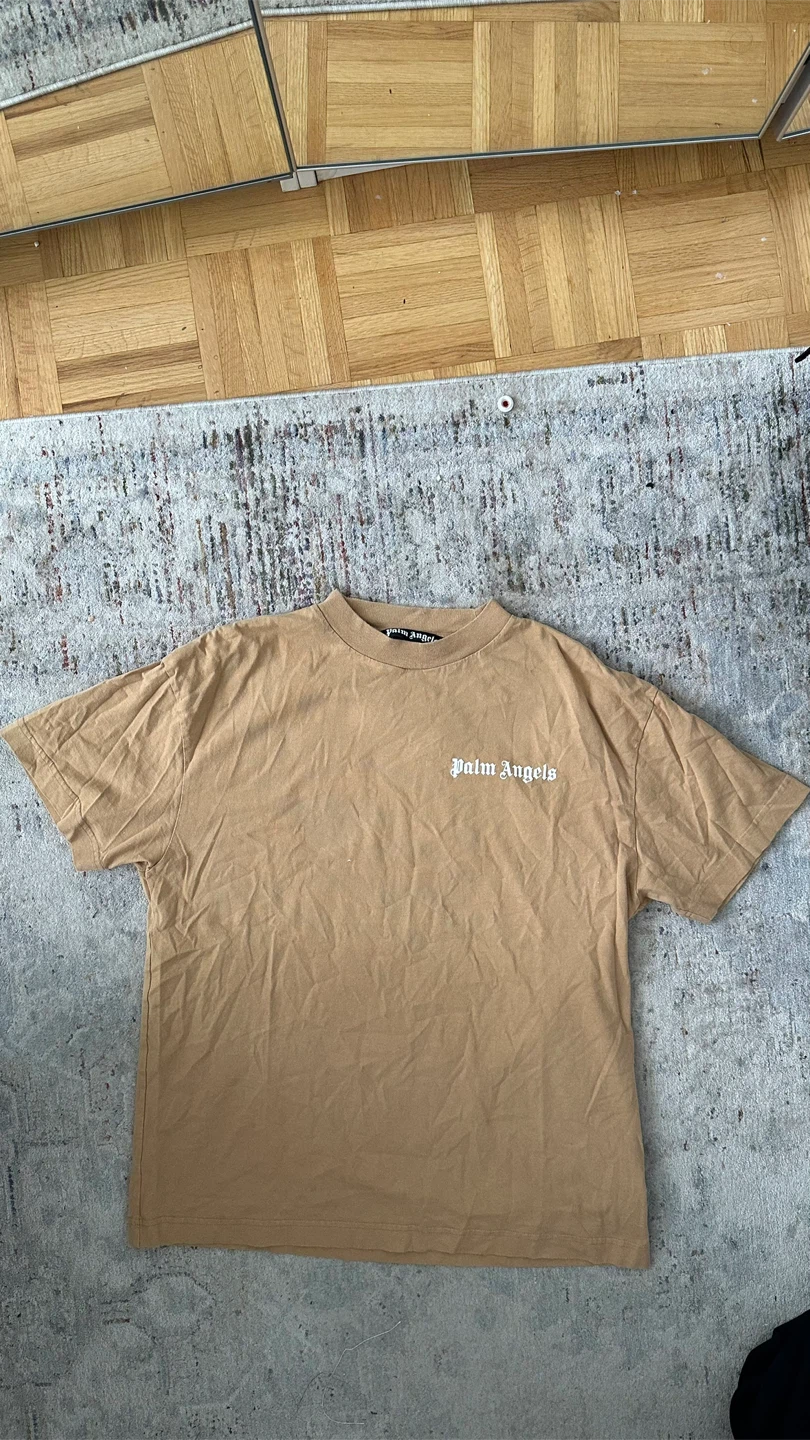 Palm Angels T-Shirt - Tan, Size XXL