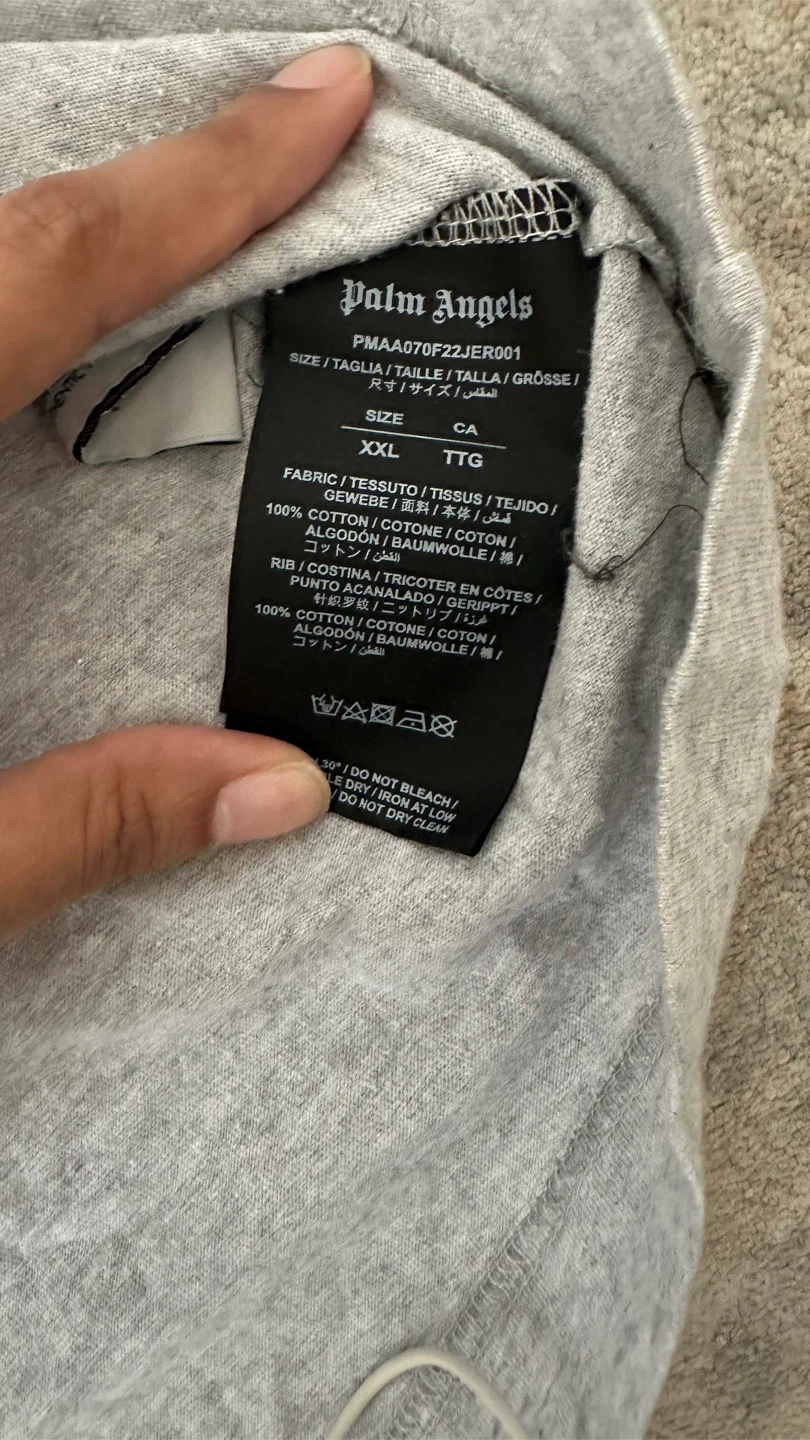 Palm Angels grey t-shirt - photo 3