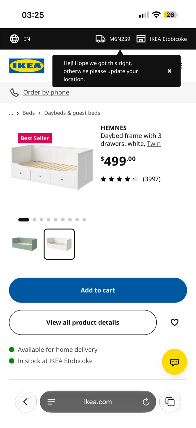 ♡ IKEA hemnes bed, great condition + mattresses ♡