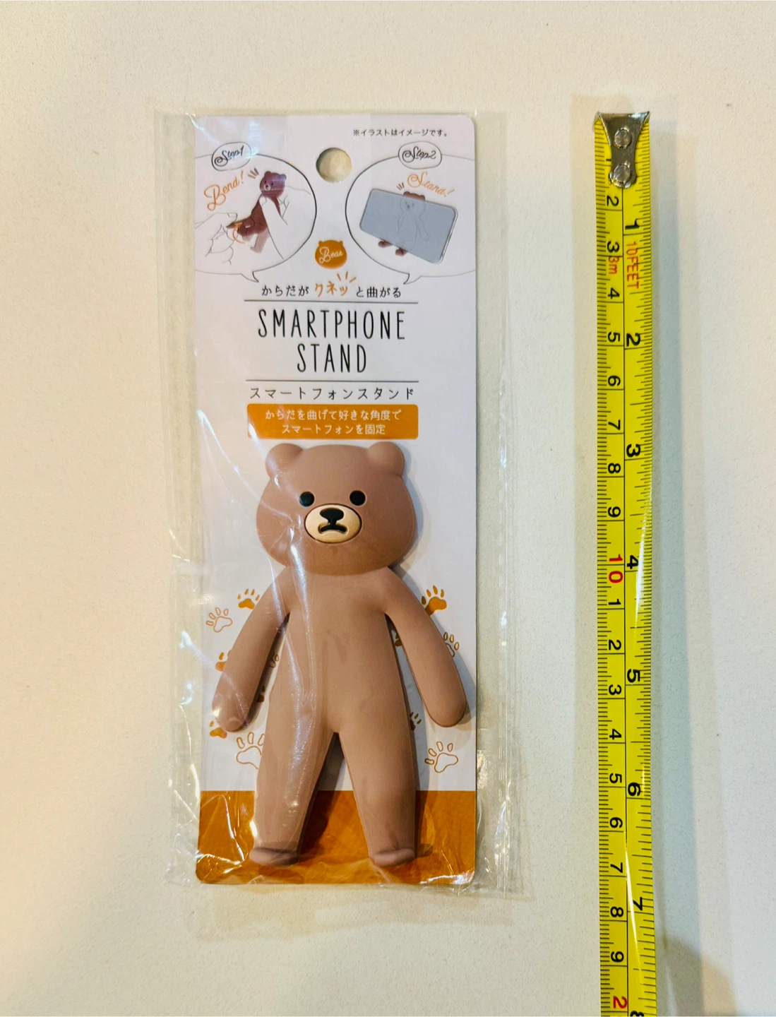 Super Cute Brown Bear Smartphone Stand_Flexible Phone Holder_NWT - photo 5