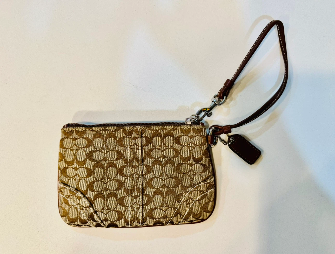 Coach Signature Canvas Wristlet_NWT - photo 2