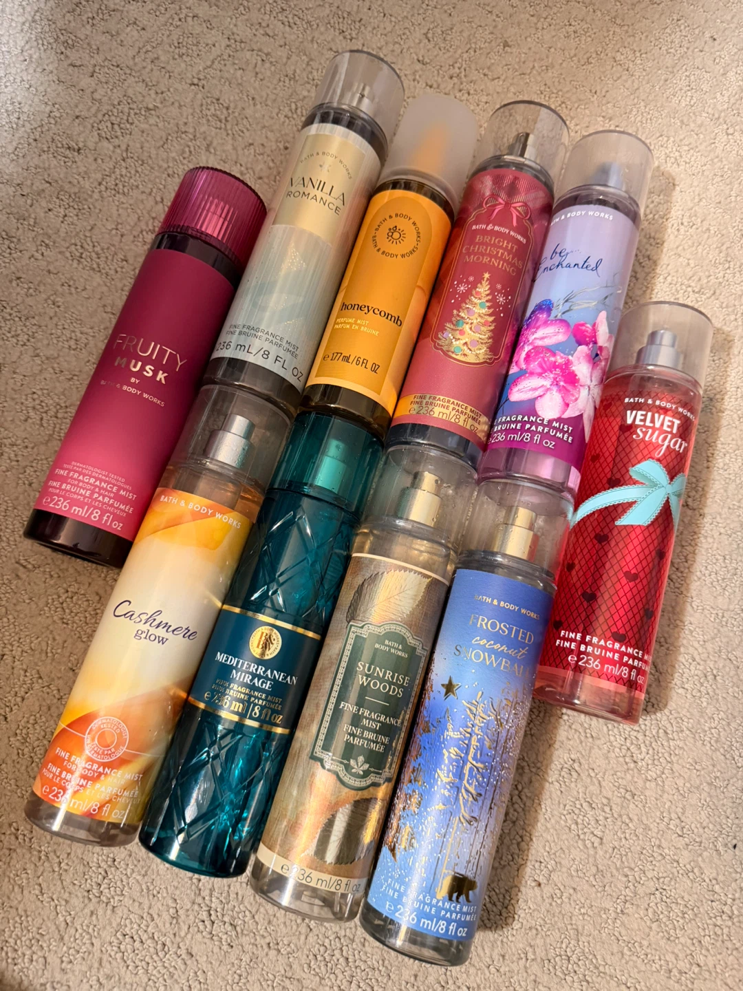 Bath and Body Fragrance mist