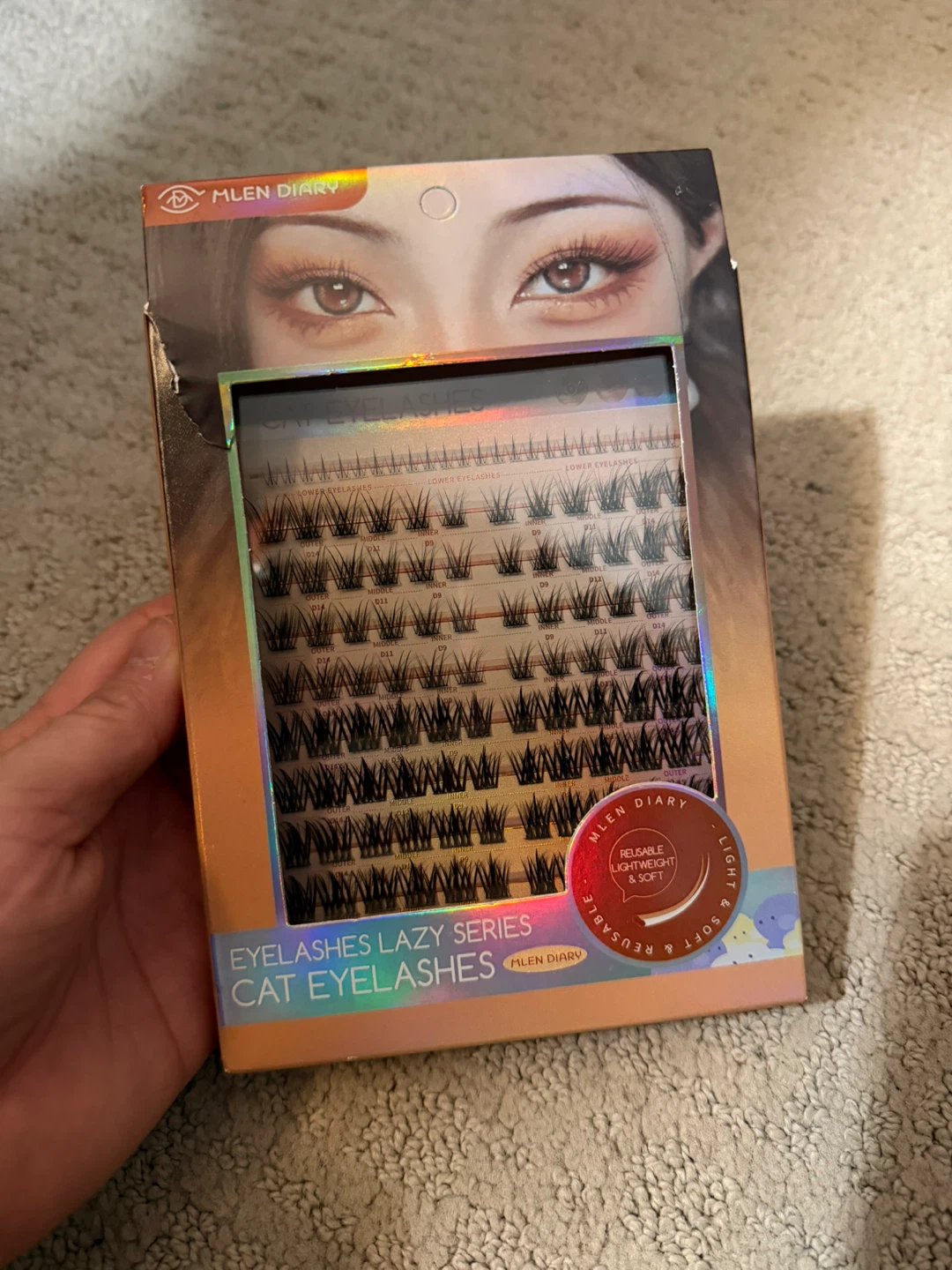 MLEN DIARY DIY Cluster Lashes