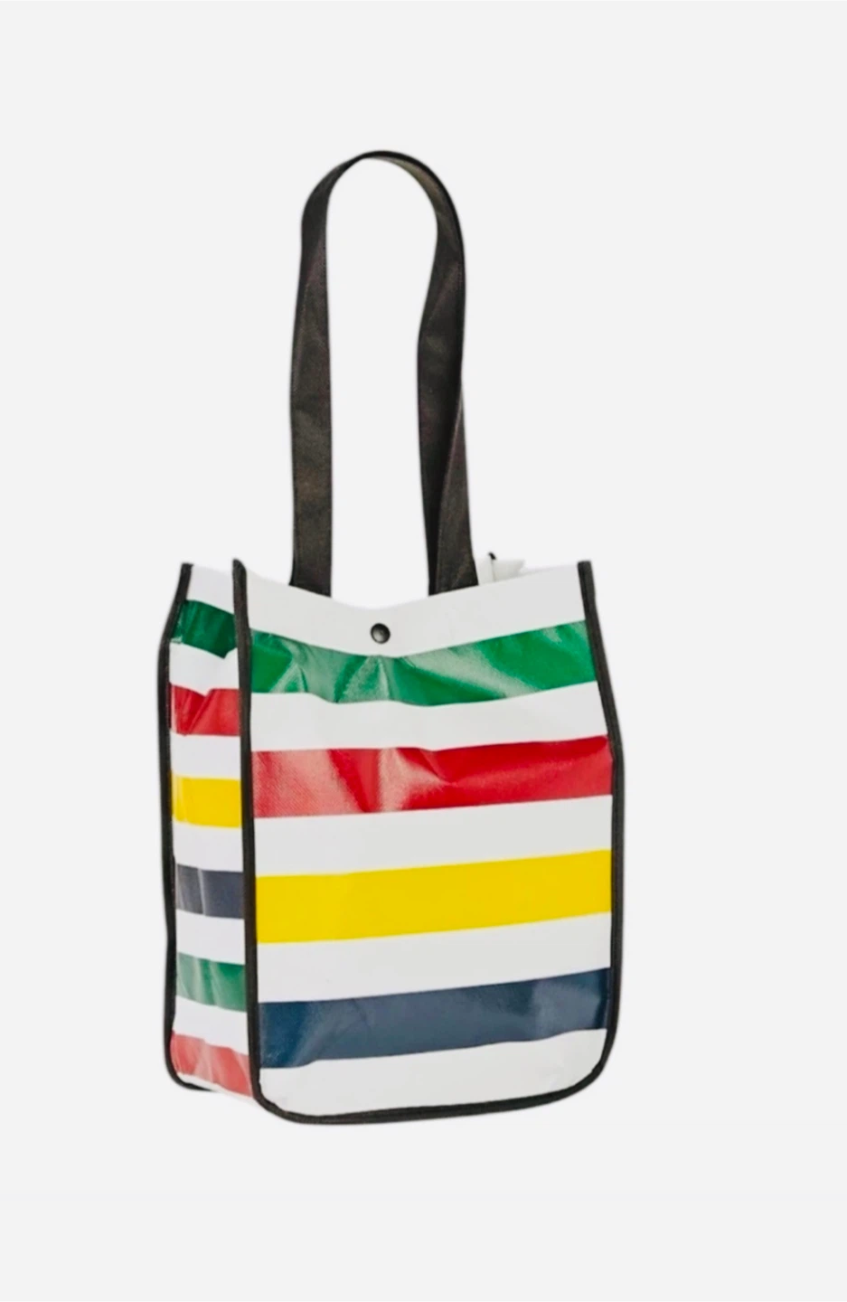 Hudson’s Bay Stripe Tote Lunch Bag with Black Handles_NWOT - photo 3