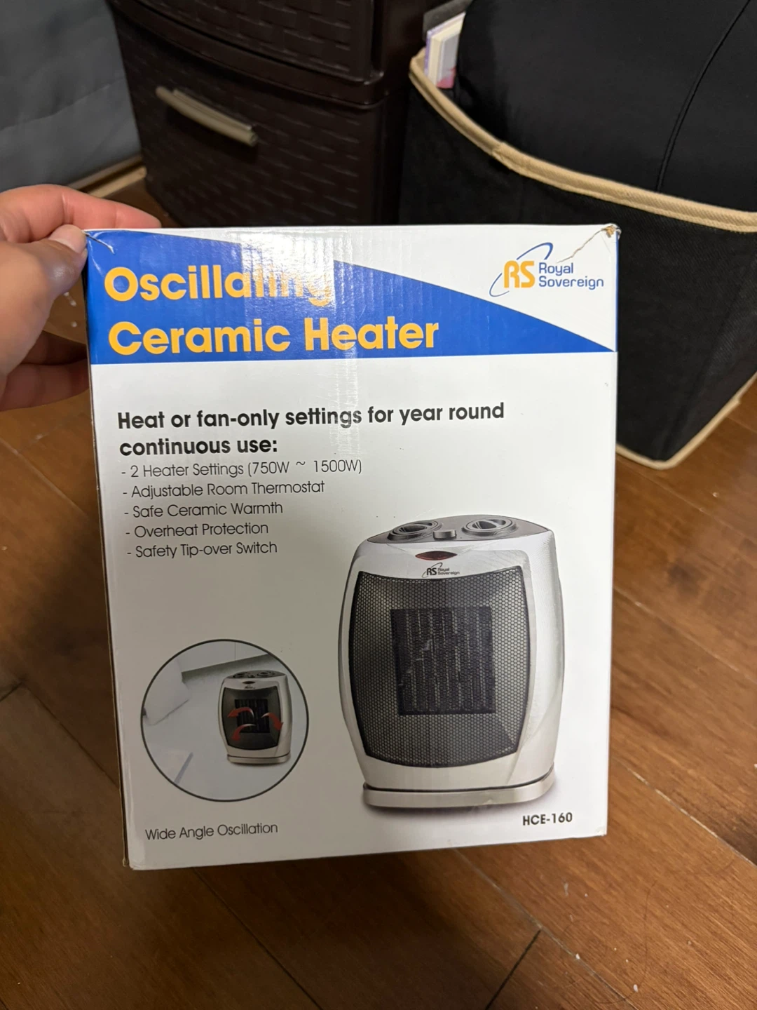 Royal Sovereign Oscillating Ceramic Heater HCE-160 - photo 3